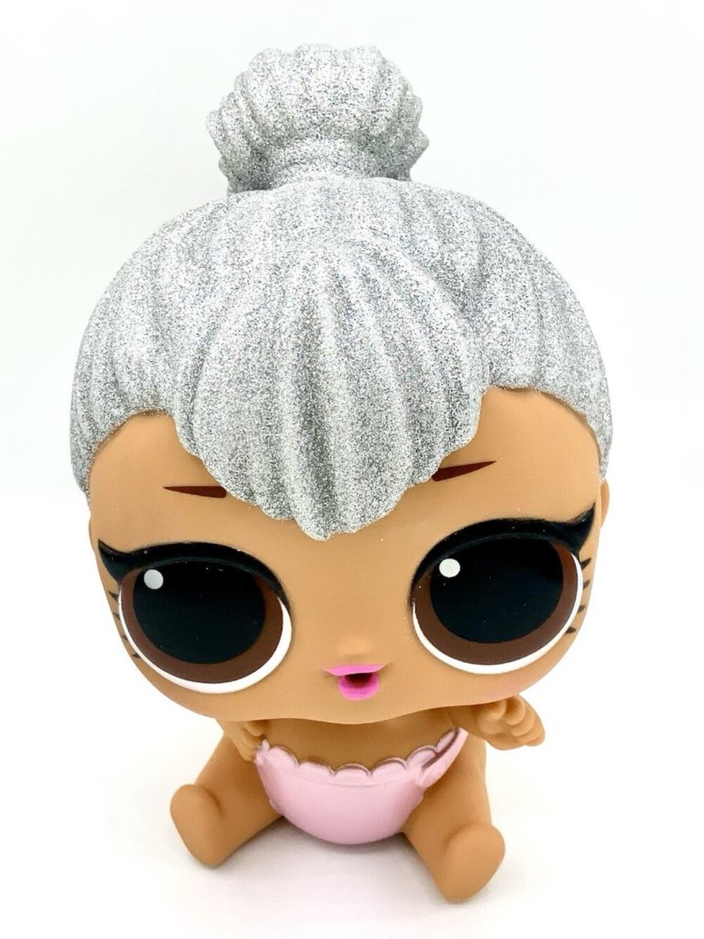 LOL Surprise! Oh Ooh La La Baby Surprise Lil Kitty Queen 7" Doll Silver Hair